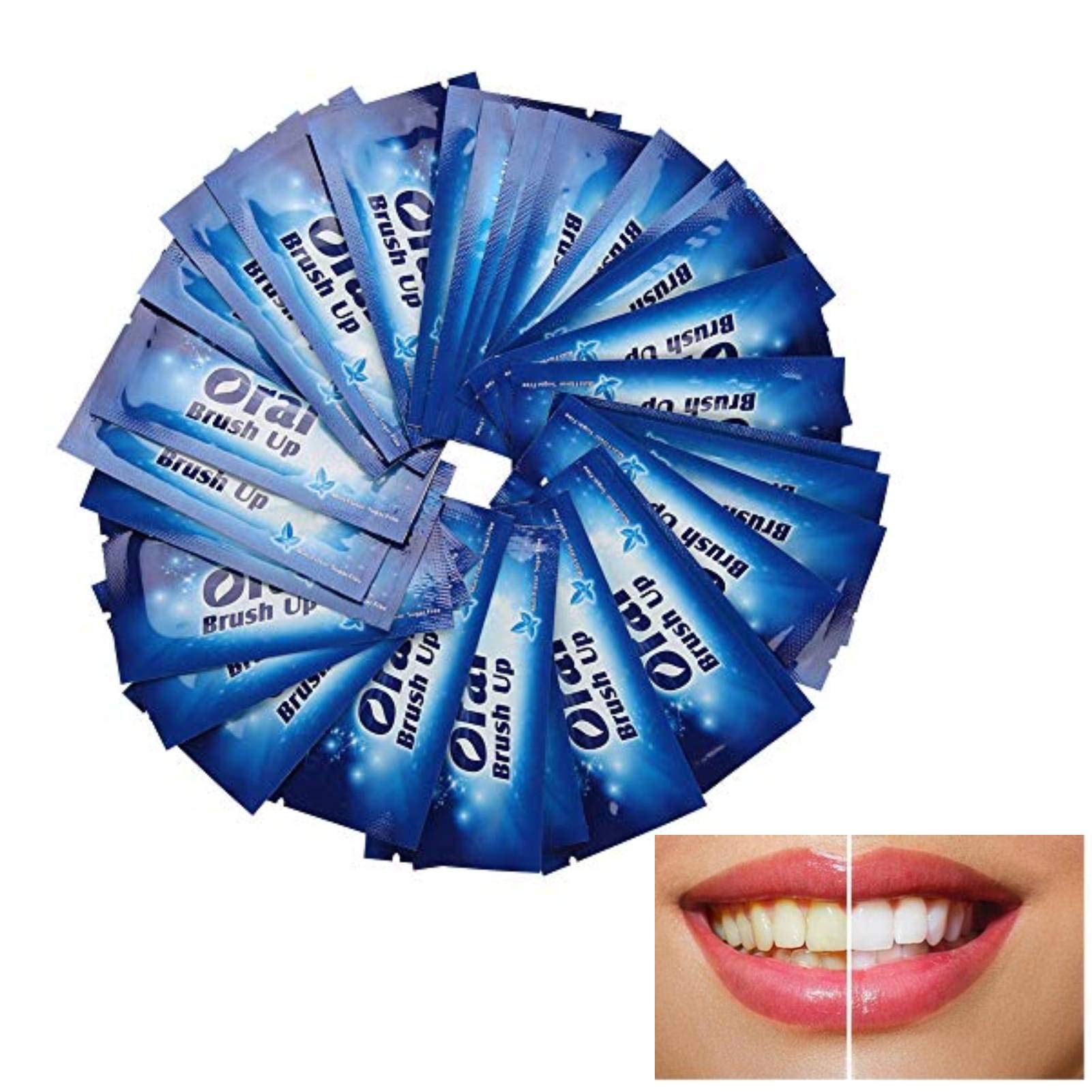 ANGGREK 50Pcs Wipes Dental Clean Teeth Wipe Cloth Tooth Cleansing Tool for Oral Deep Cleaning