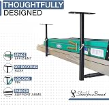 StoreYourBoard Adjustable Ceiling Rack Garage Storage Mount Ladder Hanger view 2