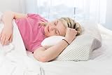 Elviros Cervical Memory Foam Pillow with Removable Cover, 2 Heights Blue view 8
