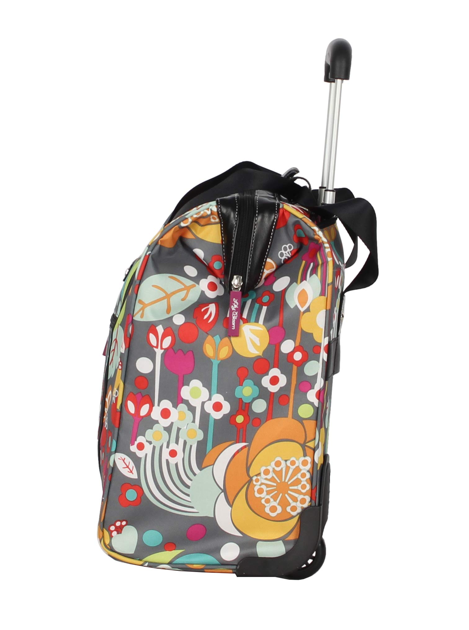 Lily Bloom Design Pattern Carry on Bag Wheeled Cabin Tote (Bliss)