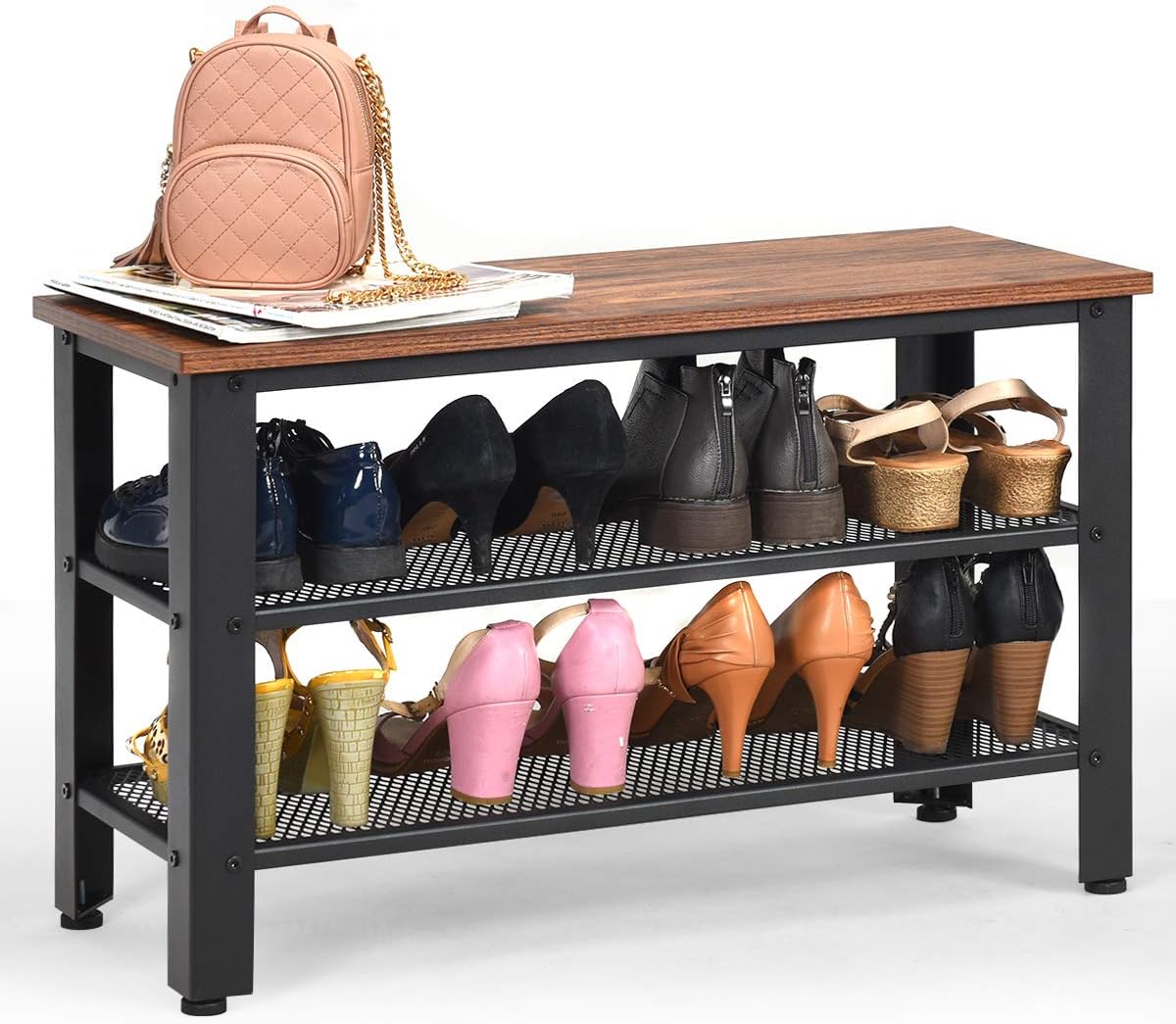 Best Iron Wood Shoe Rack
