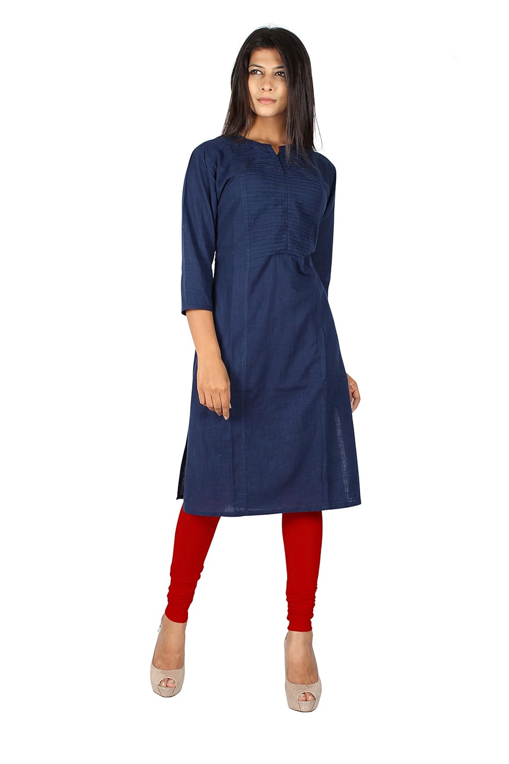 eera churidaar leggings cherry red