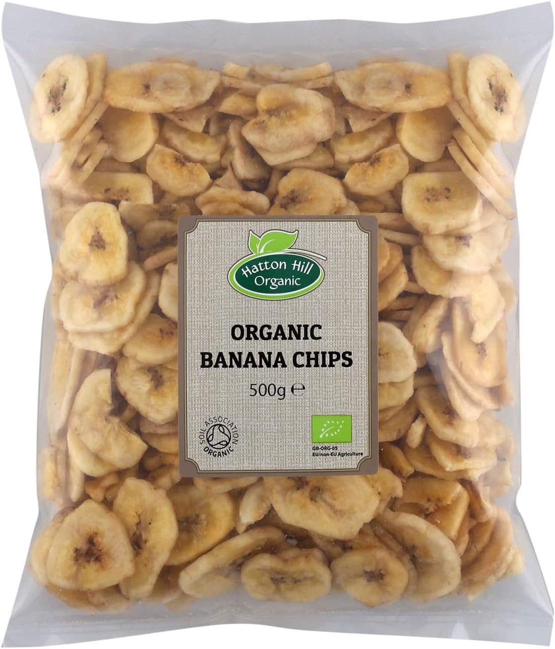 Organic Banana Chips 500g by Hatton Hill Organic Certified Organic
