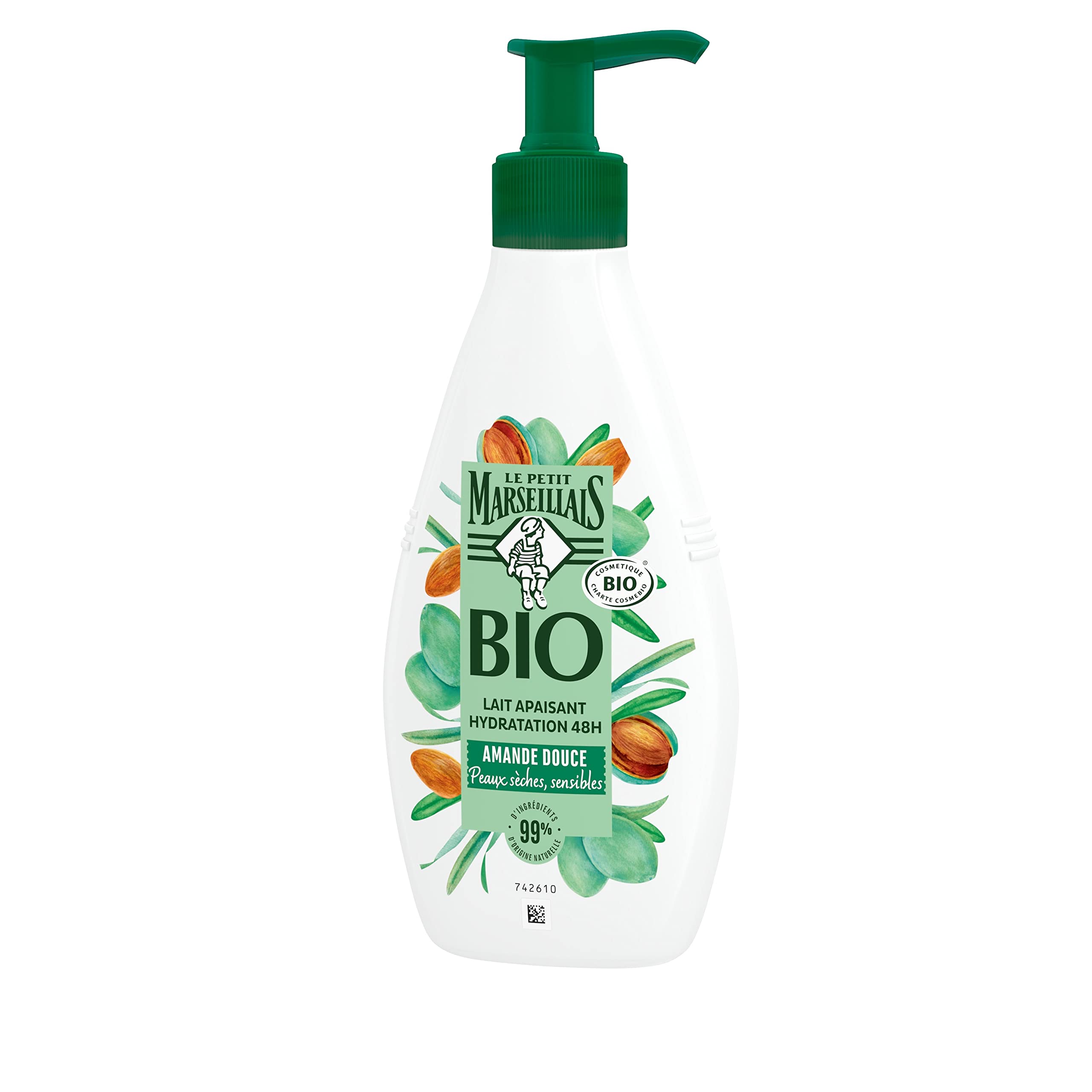 Le Petit Marseillais 48H Hydrating Soothing Milk Sweet Almond Organic 250ml