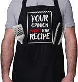 SC Products Funny Men's Apron "Mr Good Lookin' is Cookin'" 2 Pockets Gift Dad view 1