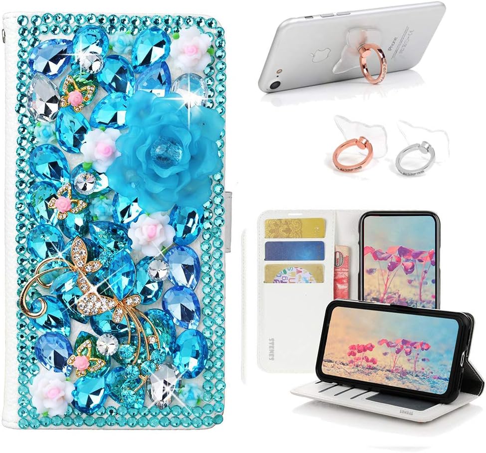 Best Lg K20 Plus Wallet Case With Bling