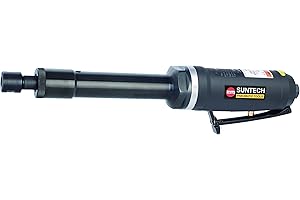 SUNTECH SM-5E-5200 Extended Die Grinder- Industrial, 1.0HP Motor, Erickson Collet, Black