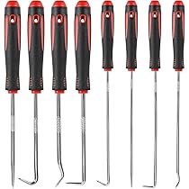 4pcs Auto Car Pick And Hook Set O Ring Oil Seal Gasket Puller Remover Cr LT OF