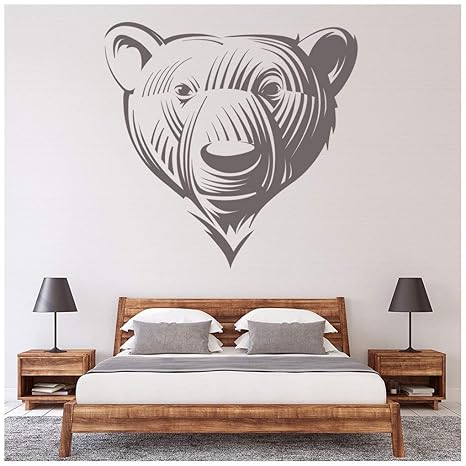 Azutura Barenportrat Wandtattoo Wilde Tiere Wand Sticker