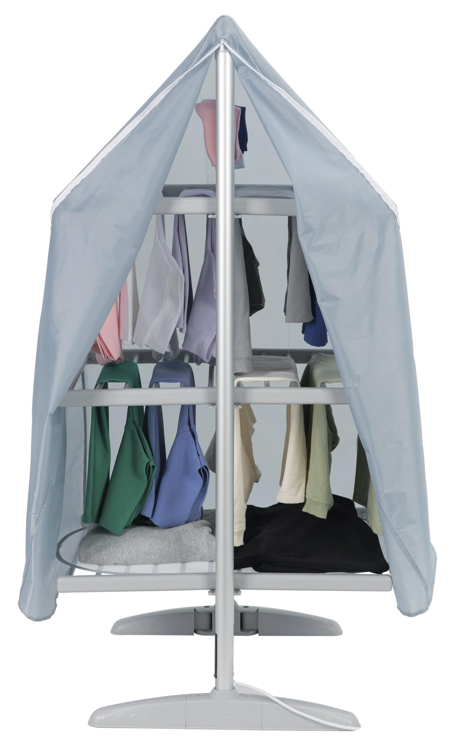 Heated Airer Cover 3-Tier: Drying Rack Cover with Zip, Efficient Drying & Storage to Dry Clothes Faster for Heated 3 Tier or 4 Tier Clothes Horse - 147 X 73 X 70 cm