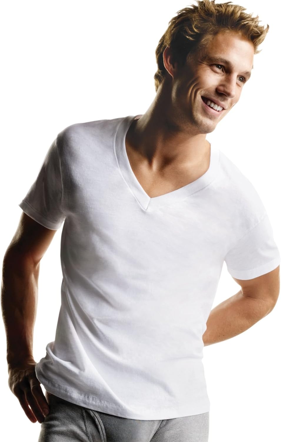 hanes white undershirts