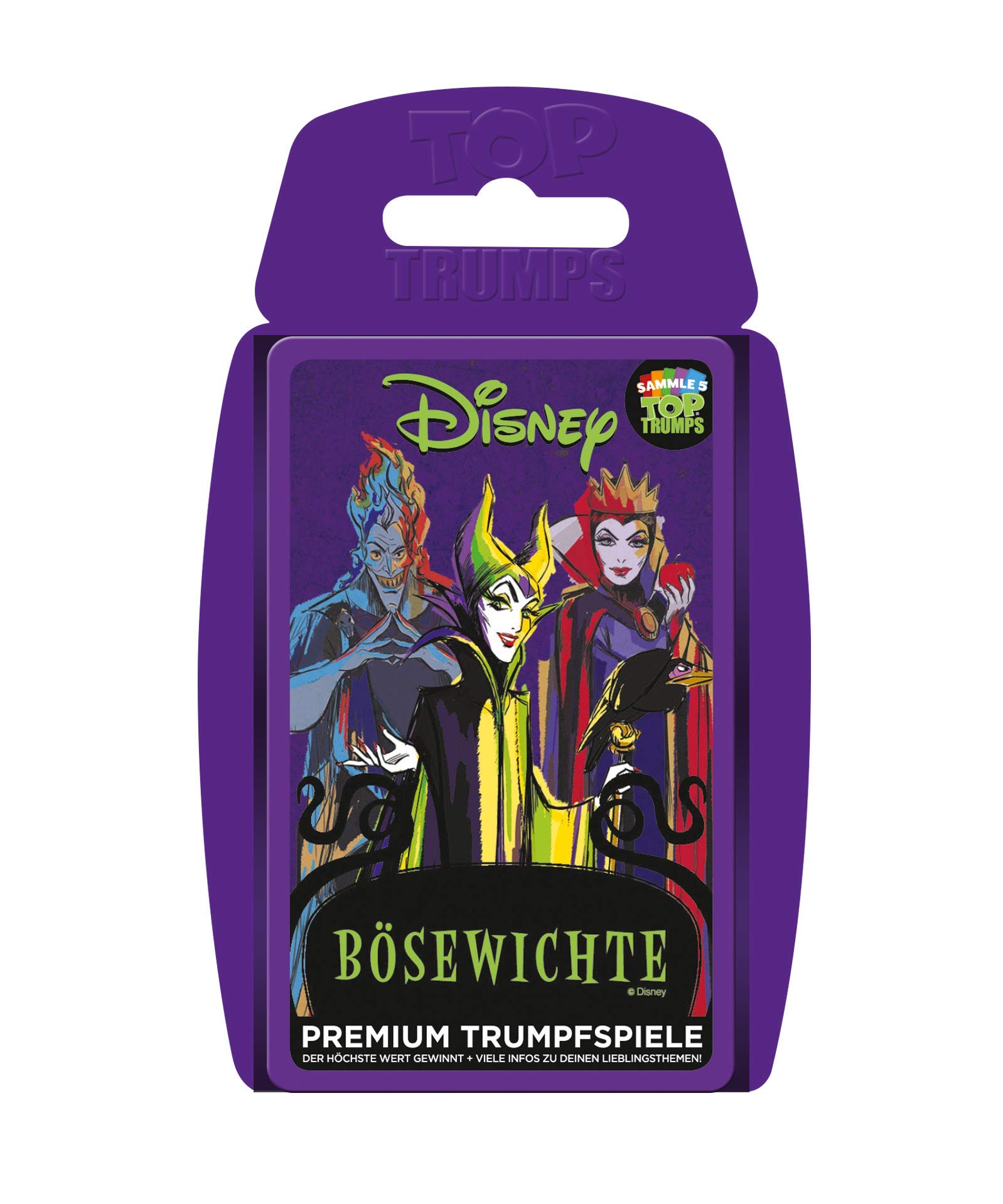 TOP TRUMPS - Disney Bösewichte - Disney Fanartikel - Alter 6+ - Deutsch