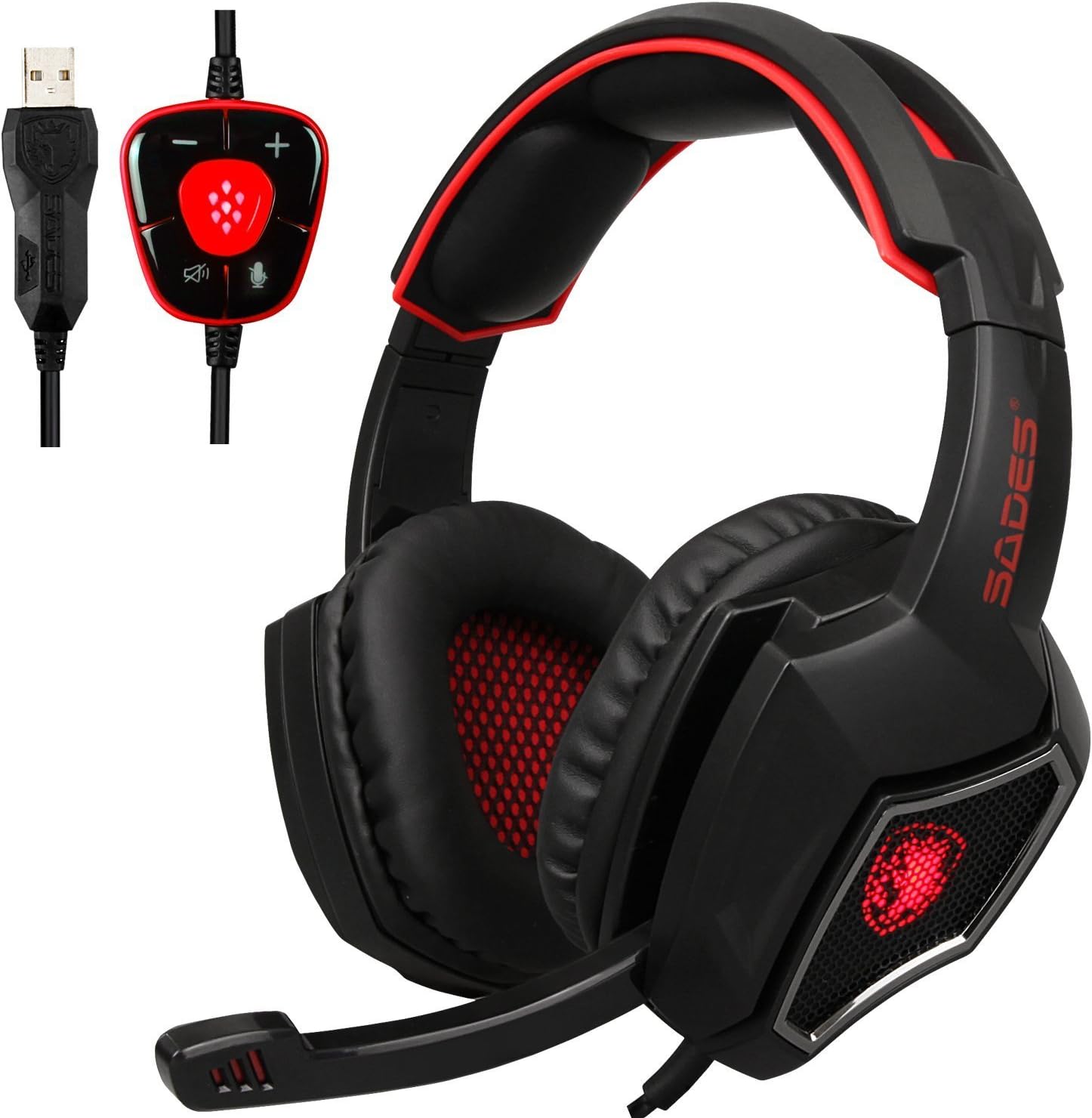 Volume Control 7 1 Surround Sound Headphone With Mic Black Red Yanni 16 Sades Spiritwolf Usb Version Pc Computer Over Ear Stereo Gaming Headset Led Noise Reduction Computers Accessories Accessories Royabazaar Com Volume Control 7 1 Surround Sound Headphone With Mic Black Red Yanni 16 Sades Spiritwolf Usb Version Pc Computer Over Ear Stereo Gaming Headset Led Noise Reduction Computers Accessories Accessories Royabazaar Com