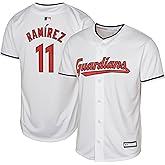 Outerstuff Jose Ramirez Cleveland Guardians MLB Kids Youth 8-20 White Home Player Jersey