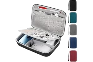 Hard Electronics Travel Organizer Case for MacBook Chargers & Storage Flash/Hard Drives - Waterproof Shockproof 2-Layer Desig