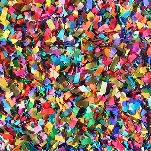 Vibrant Confetti Mix Biodegradable Colourful Multi-Coloured Party Decorations Wedding Throwing Table Décor Bulk Pack InsideMyNest (25 Handfuls) - Thumbnail 6