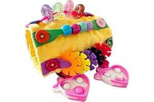 Heyshapeing Fidget Blanket for Adult Dementia Products for Elderly Alzheimers Dementia Activities for Seniors Fidget Wrist Cu