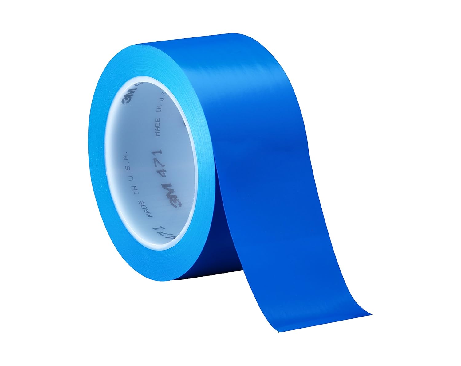3M 471 2"X10YD Blue-PERF 24" Vinyl Tape 471, 2" Wide, 10 yd. Length, Blue