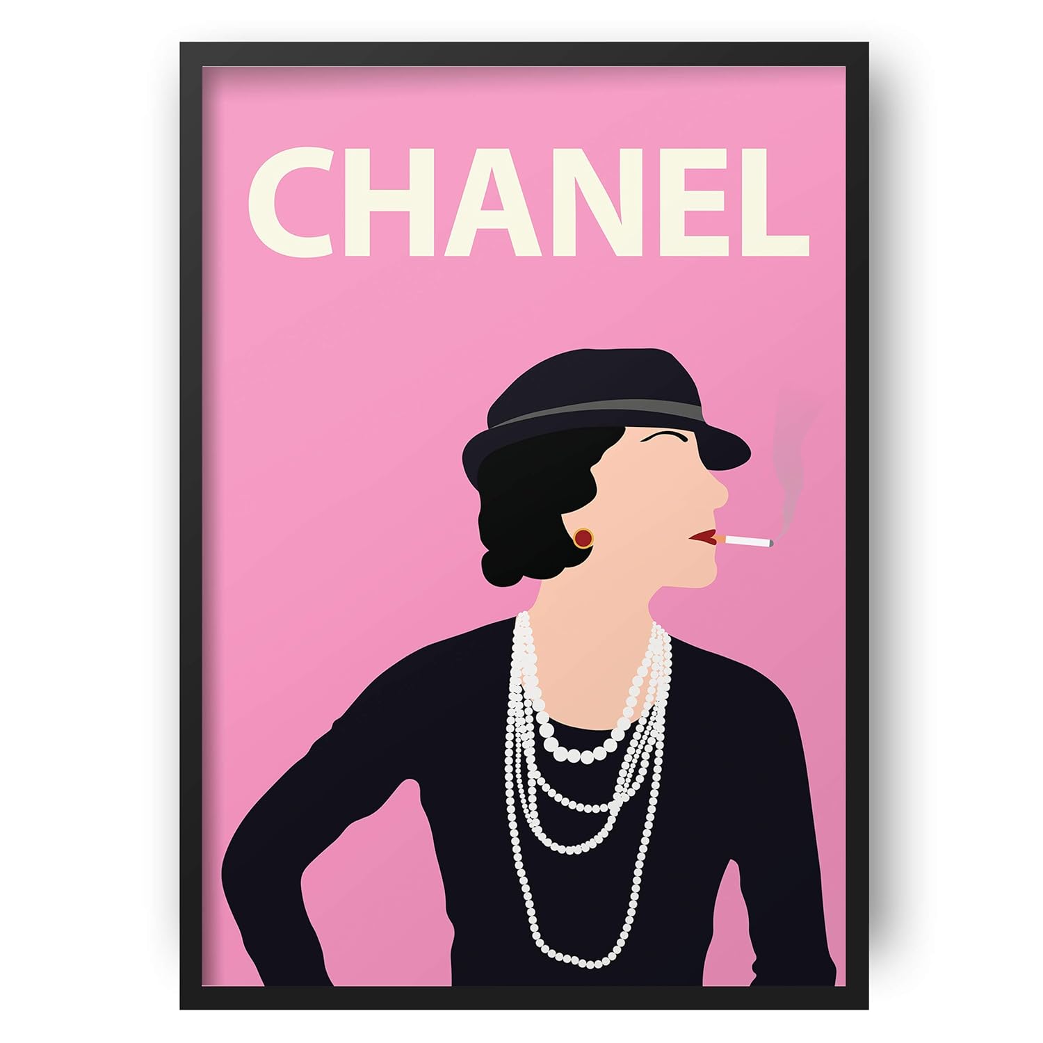 Verwonderlijk Amazon.com: Coco Chanel Poster Print - Fashion Icon - Artwork GO-04