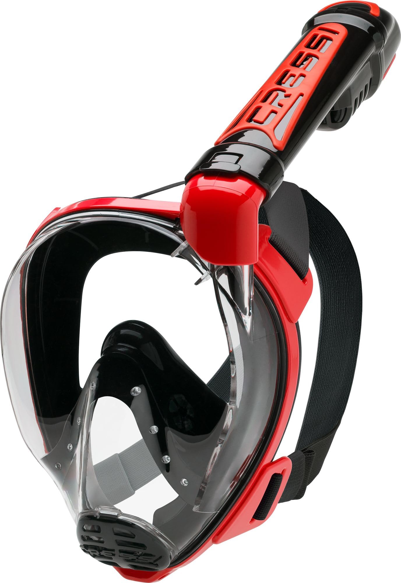 Cressi Duke Full Face Snorkel Dry Mask - Available in Standard Version or with Action Cam Holder, Adult Unisex