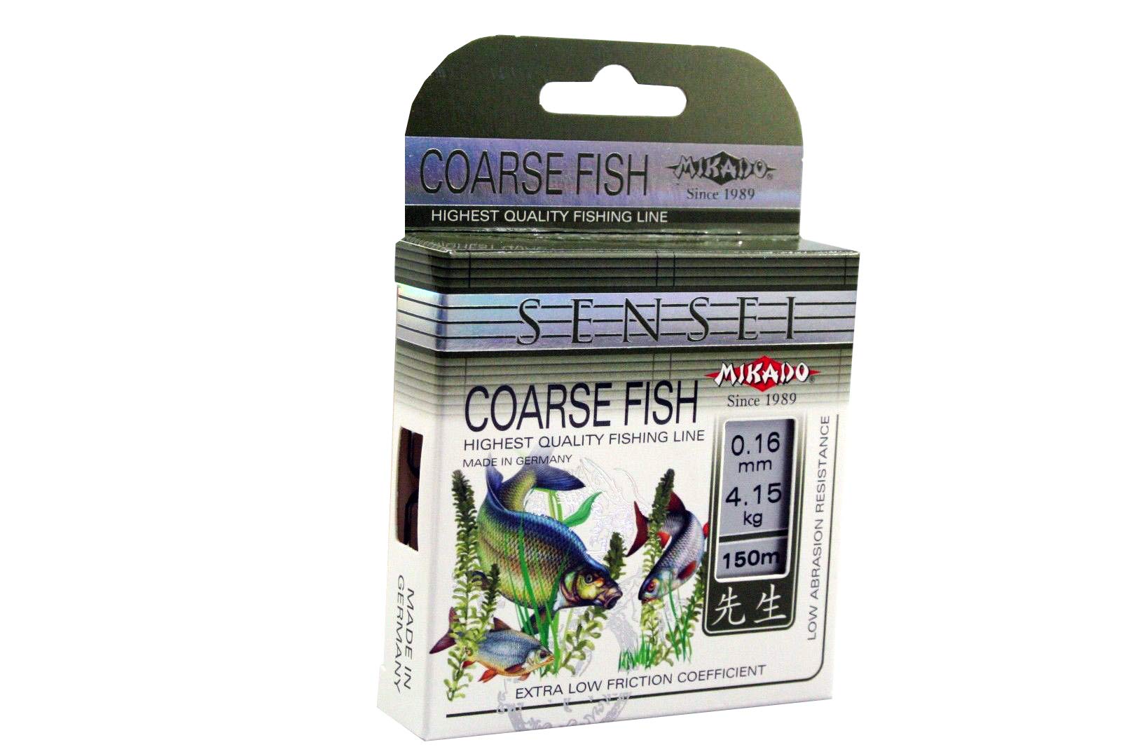 Mikado Sensei Coarse Fish Reel 150 m / 0.16 - 0.30 mm Monofilament (0.16 mm / 4.15 kg)