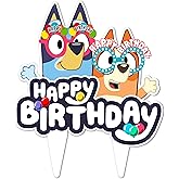 Blue Dog and Friends Birthday Cake Topper Party Decor