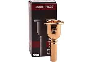 Denis Wick Heritage Trombone Mouthpiece Gold Plated, 3180G-6BS - V-Type backbore for Superior Tone Clarity, Small Shank Fitting Trombone Accessories for Easy Articulation, 1.00 x 0.25 x 0.26 Inches