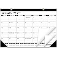 GuassLee Desk Calendar 2025-18 Months Academic Calendar 17" × 11.5" Desktop Calendar from Jan. 2025 to Jun. 2026 with Julian Date for Home School Office Desk Top Organizing