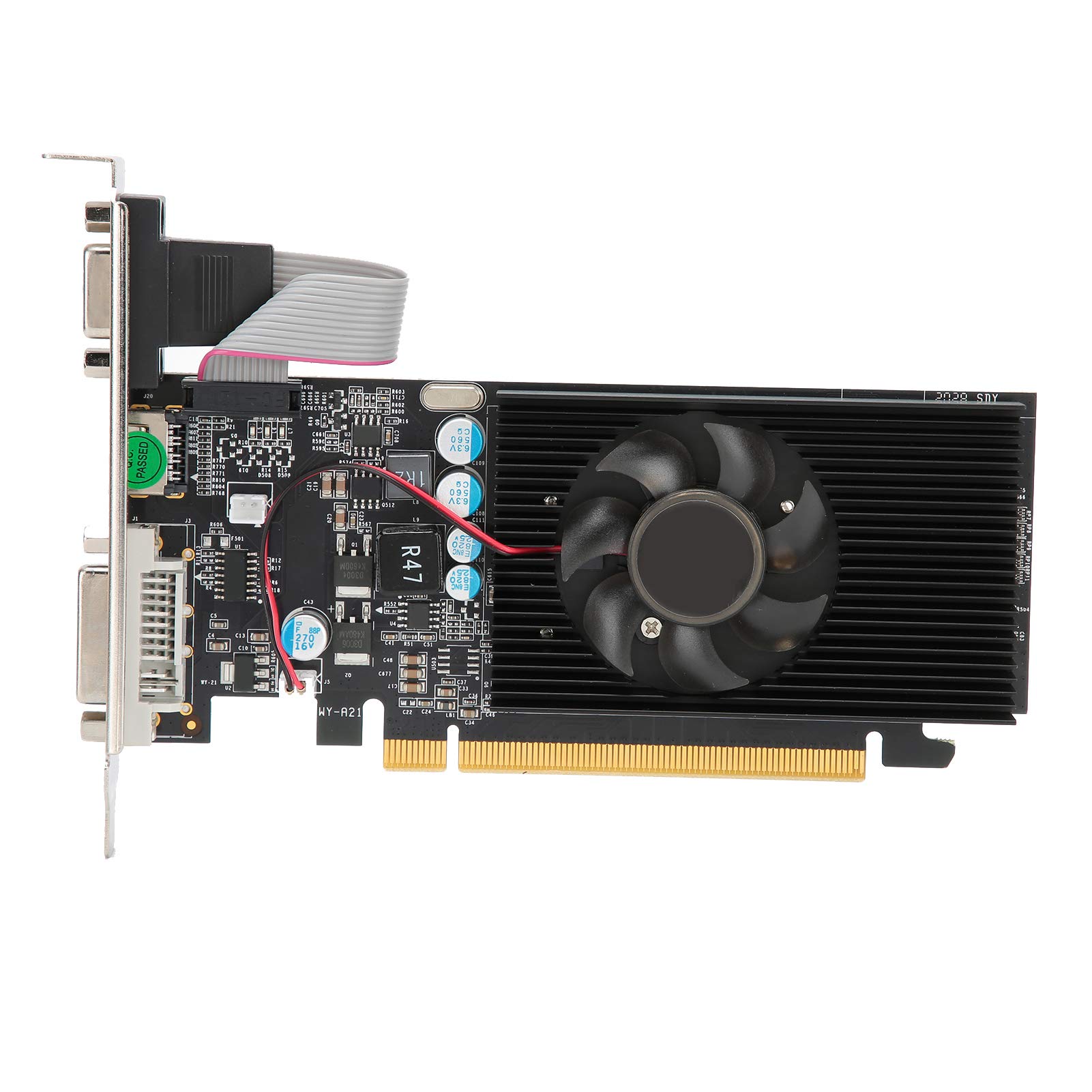 Oumij1 Video Card Graphics Card Desktop Video Card PCI Efficient Computer Accessories 1G 64bit