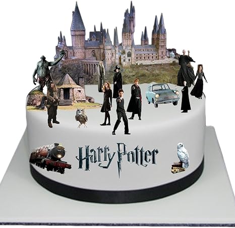 Orange Trading Decorations A Faire Tenir Debout En Papier Comestible Pour Gateaux Faciles A Utiliser Motif Harry Potter Amazon Fr Cuisine Maison