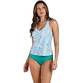 24th & Ocean Womens Scoop Neck Tankini Swimsuit Top