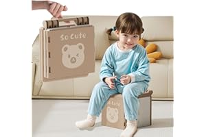 AKIMRABY Travel Potty for Toddler with 3 Rolls Liners, 20 Pcs Absorbent Pads, Foldable Car Potty for Toddlers, Portable Potty Seat for Toddler Travel, Portable Potties for Tollder Outdoor and Camping Use