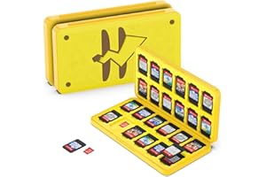 GeeRic 24 Slot Game Card Storage Case Compatible with Switch, Portable Game Card Storage Cartridge with Switch, Games Cartrid