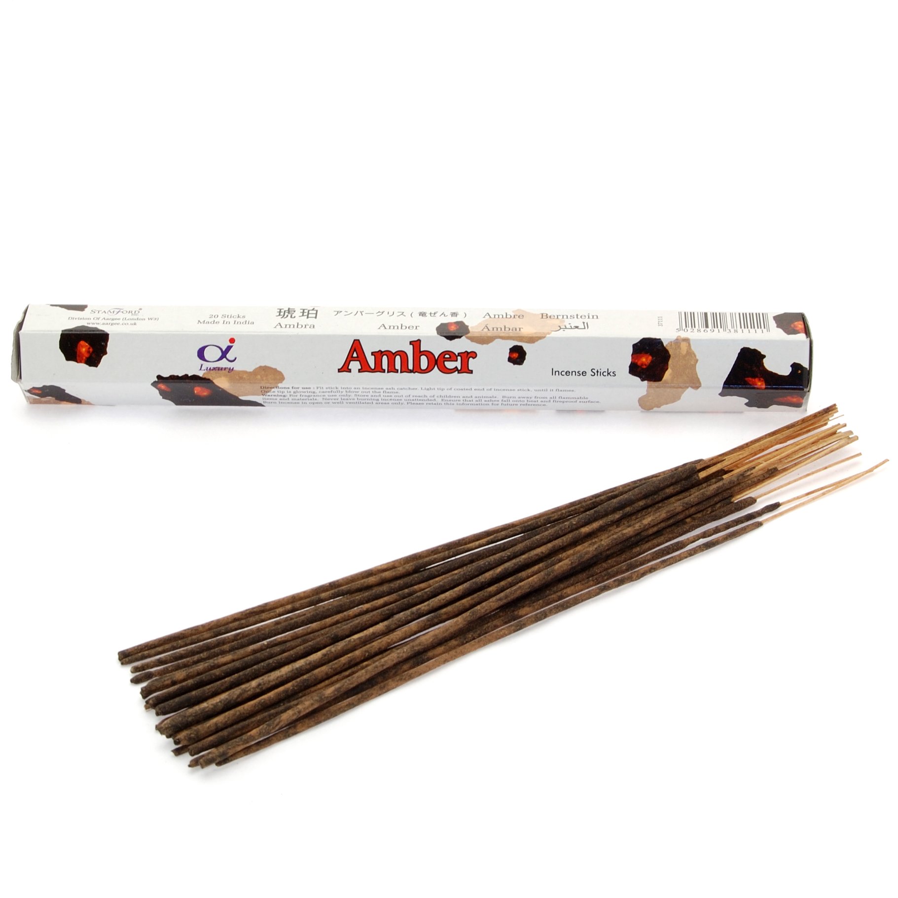 Stamford Amber Incense Sticks (Single Pack)