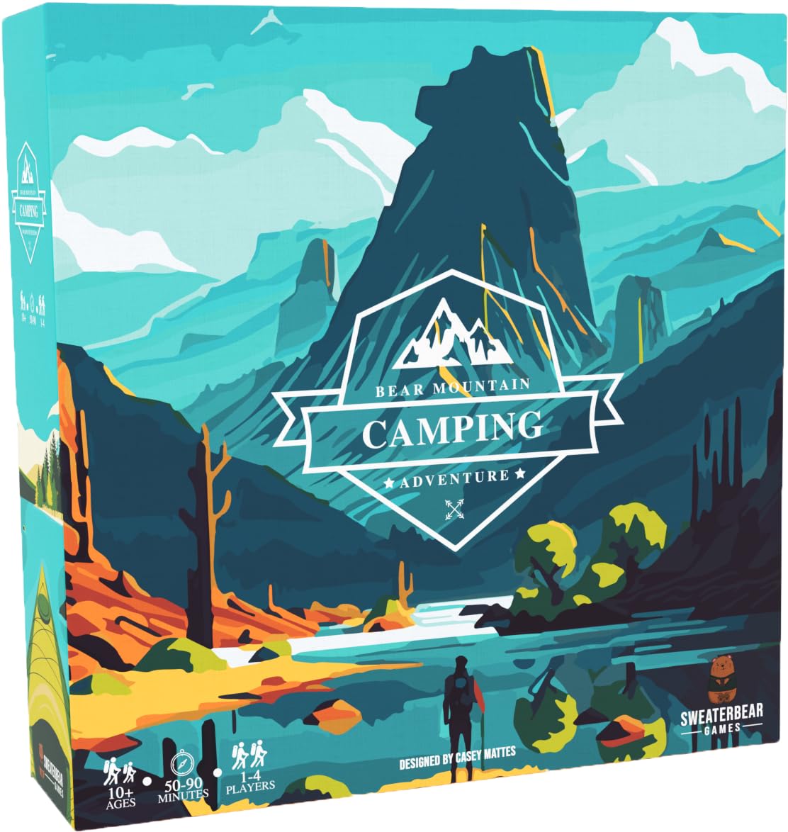 Photo 1 of Bear Mountain Camping Adventure Board Game | Family Game for Young Camping Fans and Adults | Easy to Learn | Ages 10+ | for 1-4 Players | Perfect for Outdoor Enthusiasts