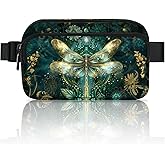 Dragonfly Fanny Pack Fashion Belt Bag Lightweight Waist Pouch with Adjustable Strap Mini Crossbody Bags for Women Travel Sports Running