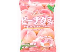 春日井製菓 Japanese Fruit Gummy Candy from Kasugai - Peach - 107g