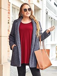 LARACE 3/4 Sleeve Shirts for Women Plus Size Tunic