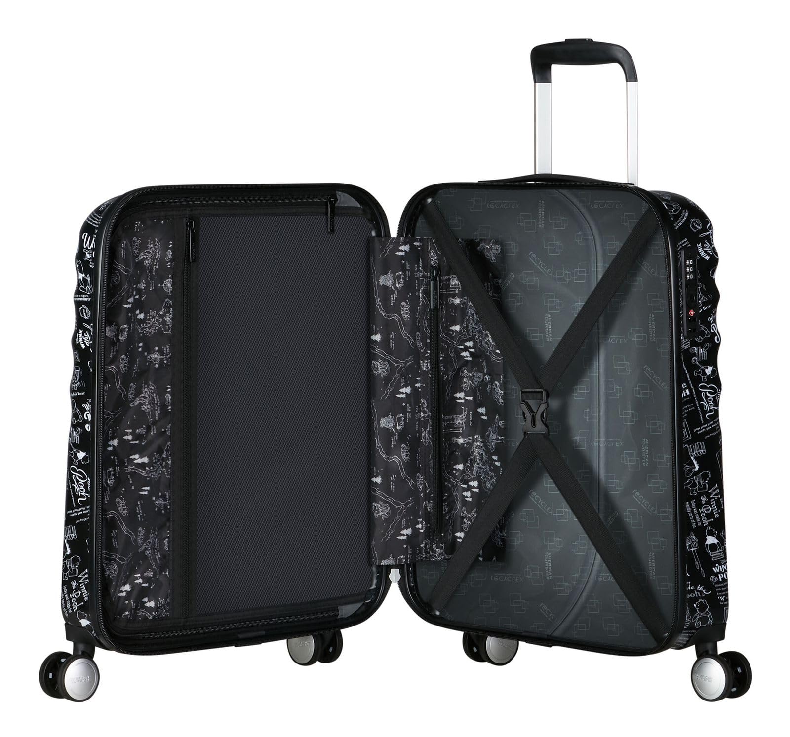 American Tourister Wavebreaker Disney FL - Spinner S, Handgepäck, 55 cm, 36 L, Mehrfarbig (Winnie The Pooh) 6