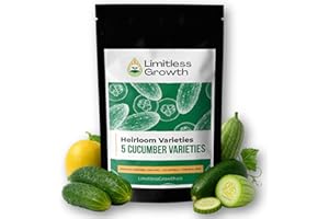 Cucumber Heirloom Varieties | 5 Seed Varieties for Outdoor Gardens | Semences Patrimoniales de Concombre | Seeds for Canadian