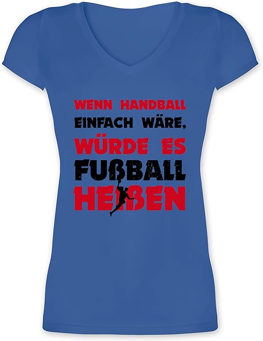 Handball Wenn Handball einfach wäre, würde es Fußball heißen XXL