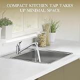 Hapilife Kitchen Sink Mixer Tap Single Lever with Long Swivel Spout Chrome view 3