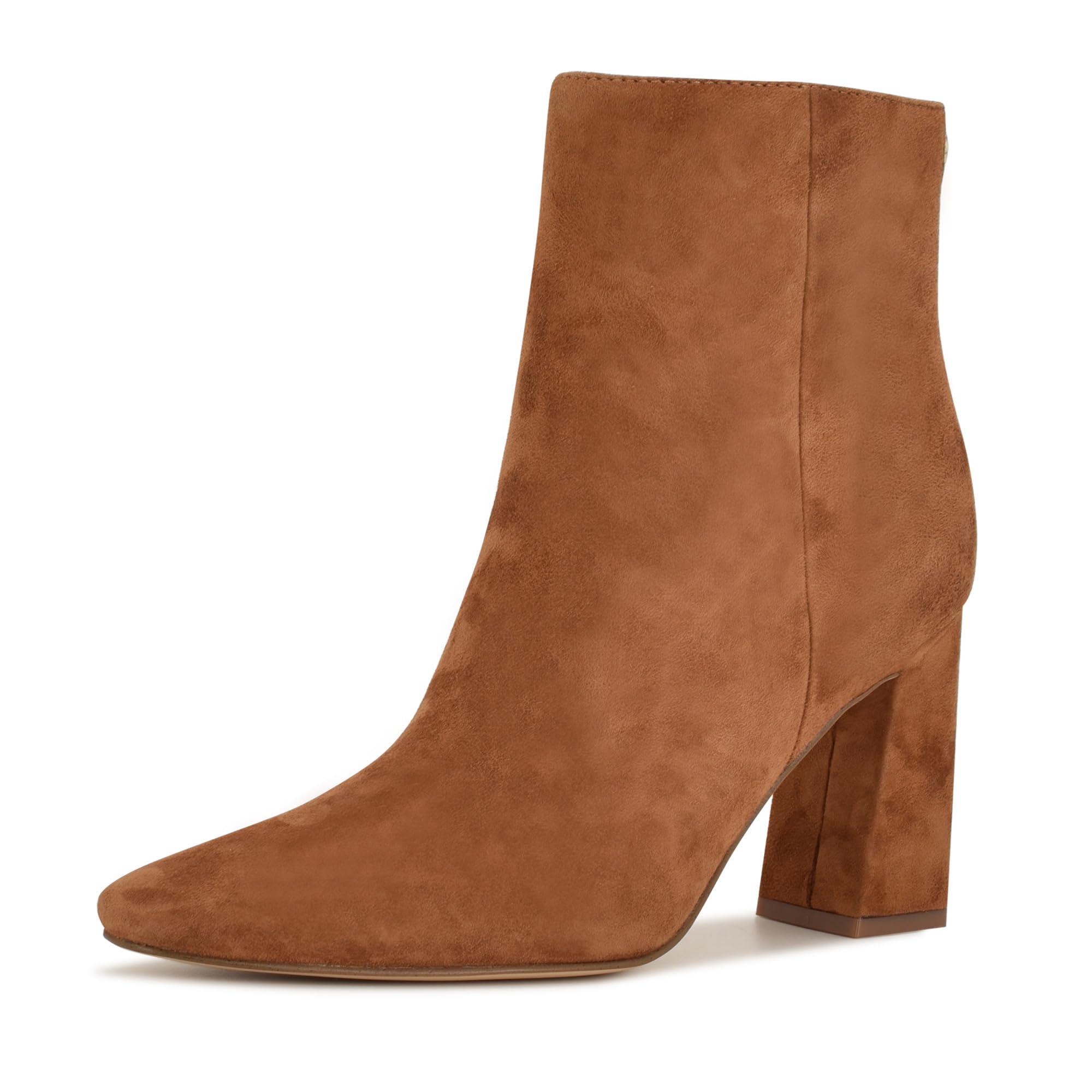 Nine West Women’s Reraye Bootie, Cognac Suede 120, 8.5