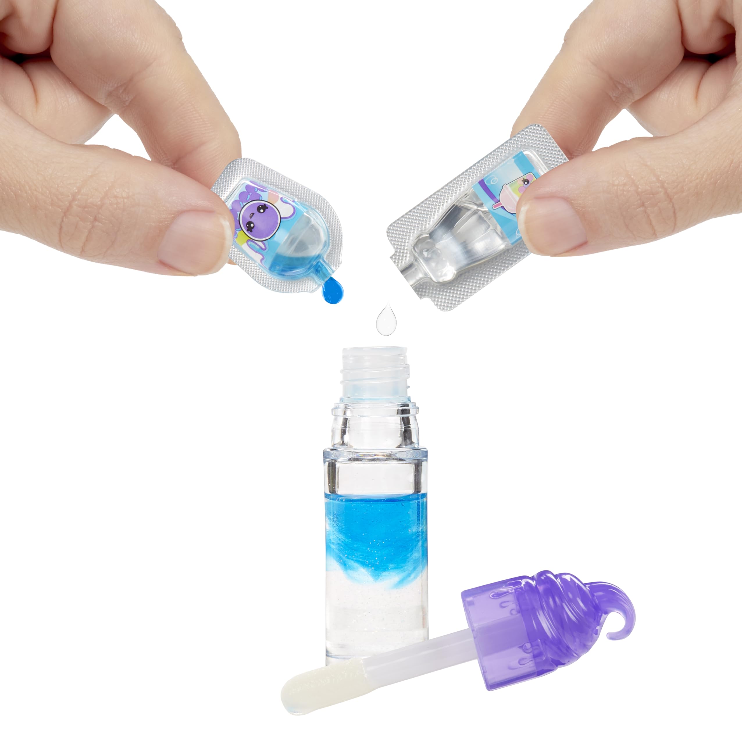 Yummiland Lip Gloss Doll - Britney Boba, with DIY Lip Gloss Kit, Ages 4+