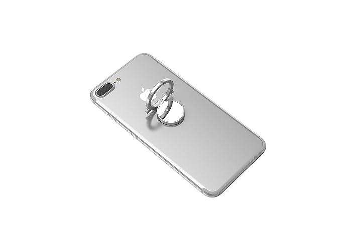 Kronya® | 360° drehbarer Smartphone Fingerhalter | Case Finger Griff Halter Halterung Handy Hülle Ring Ringhalter Ständer Tab