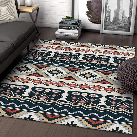 CMwardrobe Moderne Tapis Salon Chambre Salle à Manger Vinyl Tapis Déco