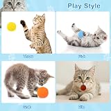 Zuimei Interactive Cat Ball Launcher with 100 Soft Plush Balls Indoor Toy view 3