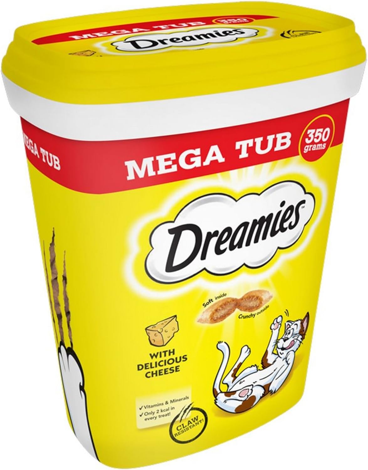 Dreamies Cheese Treats Mega Tub (350g) (May Vary) Amazon.co.uk Pet