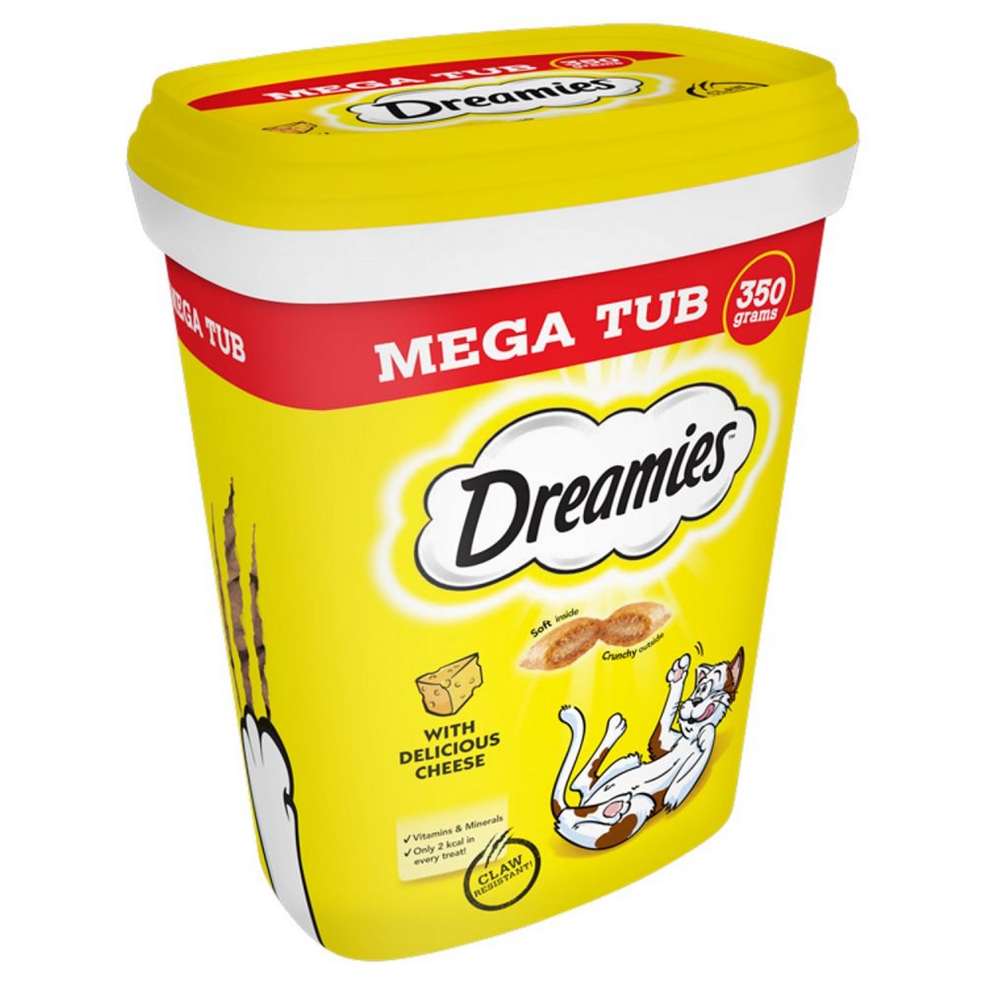 Dreamies Cheese Treats Mega Tub (350g) (May Vary)