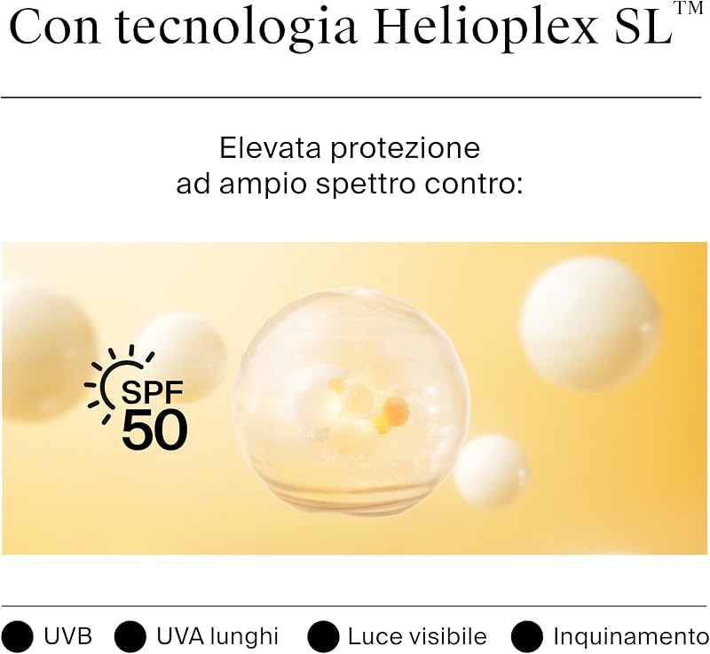 Ultra Sheer Crema Invisibile Protezione Solare Idratante SPF 50 50 ml, Crema viso SPF 50 leggera per pelli secche o molto secche e sensibili, Senza profumo, Non comedogenica